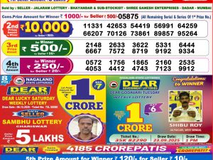 Lottery Sambad 8 PM Result Today 07/12/2025 Dear Night Live