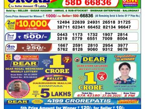 Lottery Sambad 1 PM Result Today 11/12/2025 Dear Morning Live PDF