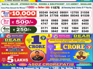Lottery Result Sambad 6PM